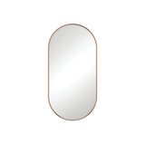 Fienza Empire Pill Shape Framed Mirror 450 X 900mm - Brushed Copper