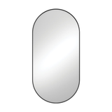 Fienza Empire Matte Black Framed Mirror 600 X 1200