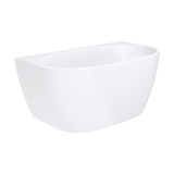 Fienza Keeto Back-To-Wall Acrylic Bath Gloss White - 1500mm