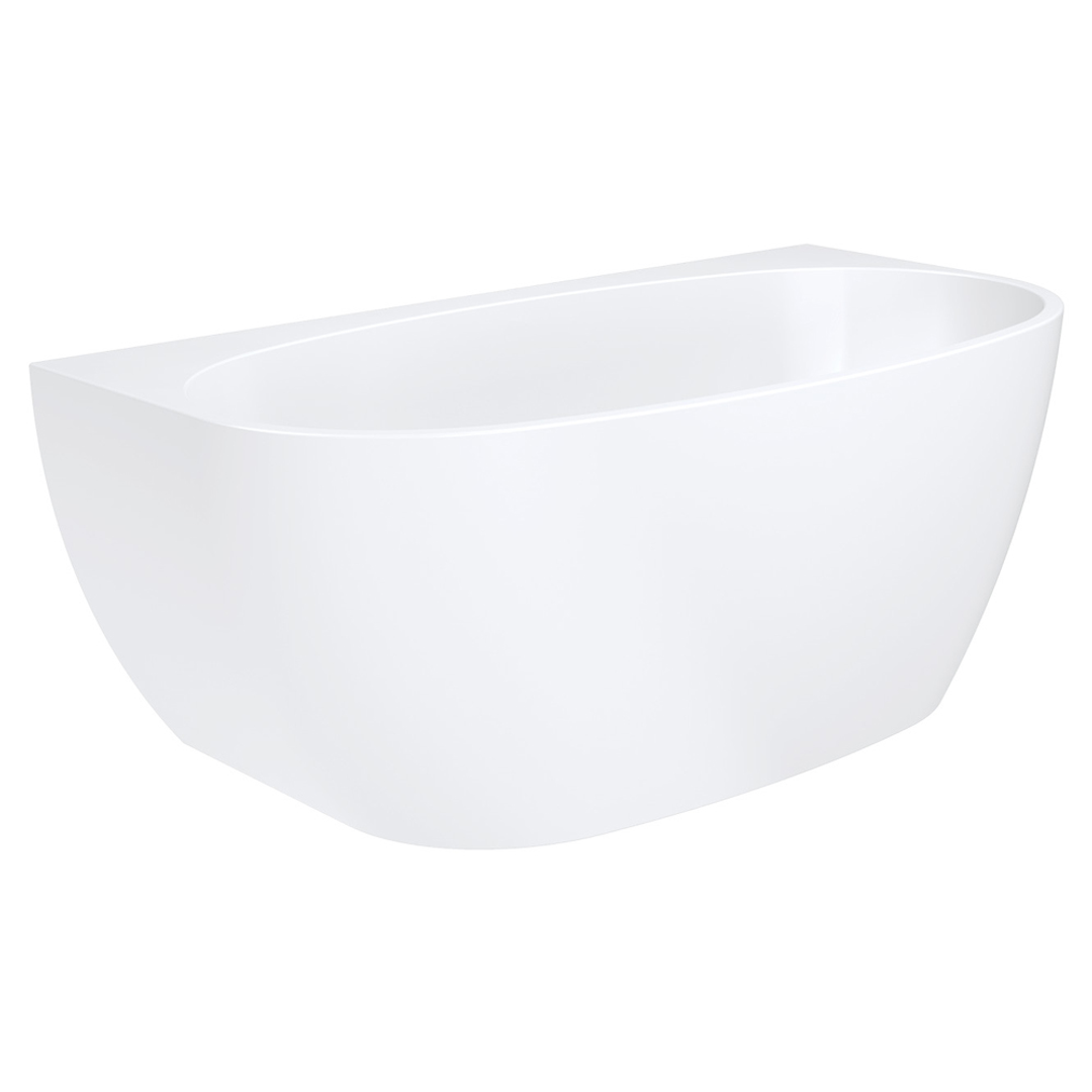 Keeto Back-To-Wall Acrylic Fienza Bath Gloss White - 1700mm