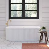 Eleanor 1700mm Freestanding Fienza Bath Gloss White 1700X800X580mm Fr711-1700