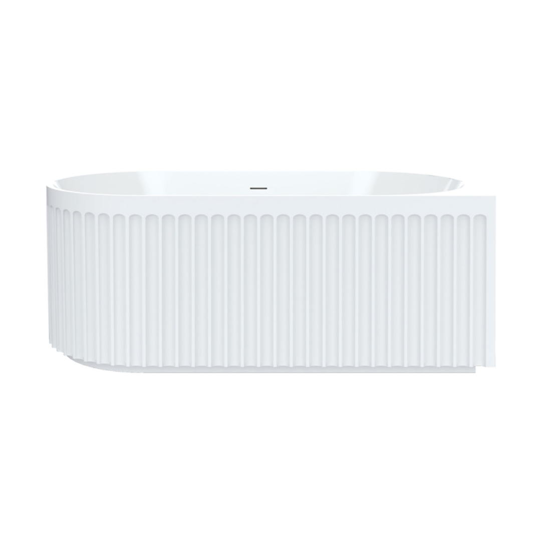 Eleanor 1500mm Corner Left Hand Fienza Bath Gloss White 1500X750X580mm Fr713-1500