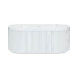 Eleanor 1500mm Back To Wall Fienza Bath Gloss White 1500X750X580mm Fr716-1500