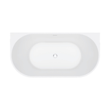 Eleanor 1500mm Back To Wall Fienza Bath Gloss White 1500X750X580mm Fr716-1500