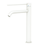 Fienza Kaya Care Tall Basin Mixer - Matte White