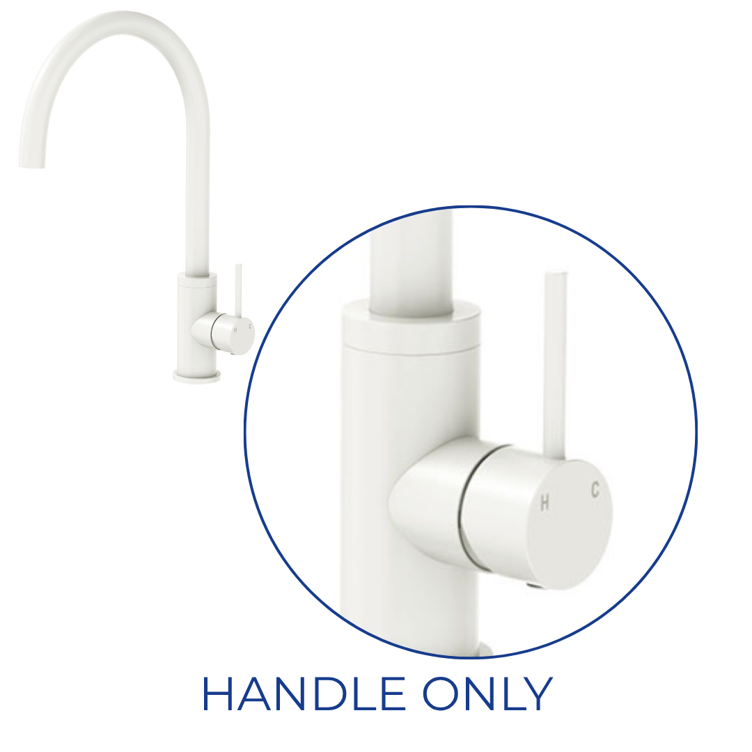 Fienza Kaya Sink Mixer Handle Only - Matte White
