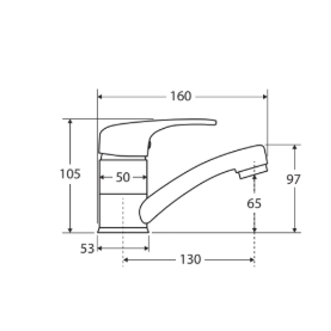 Solid Eco Swivel Basin Mixer(Fienza P#:211104)