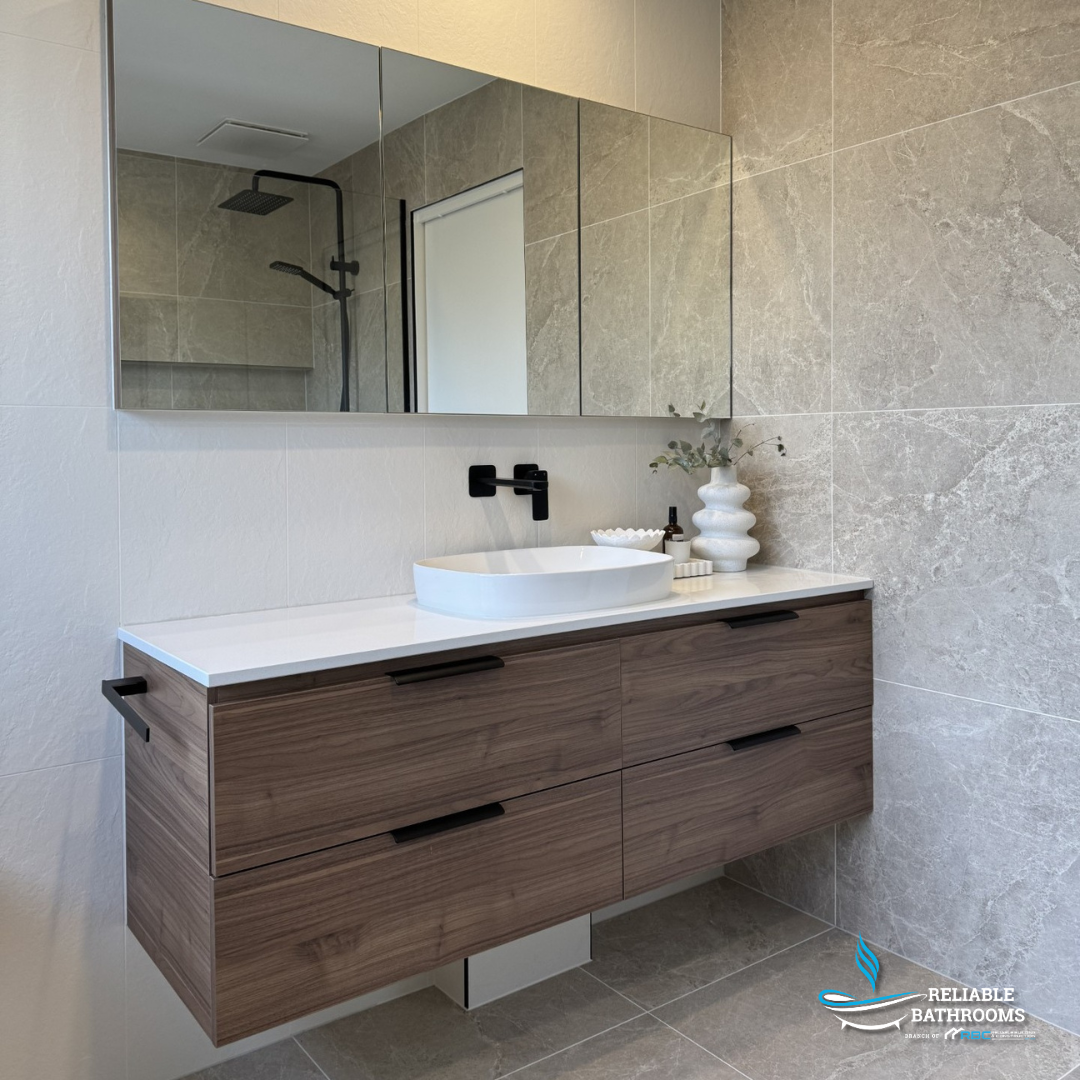 Fienza Tono Basin/Bath Wall Mixer 160Mm Outlet Set Small Square Plates - Matte Black