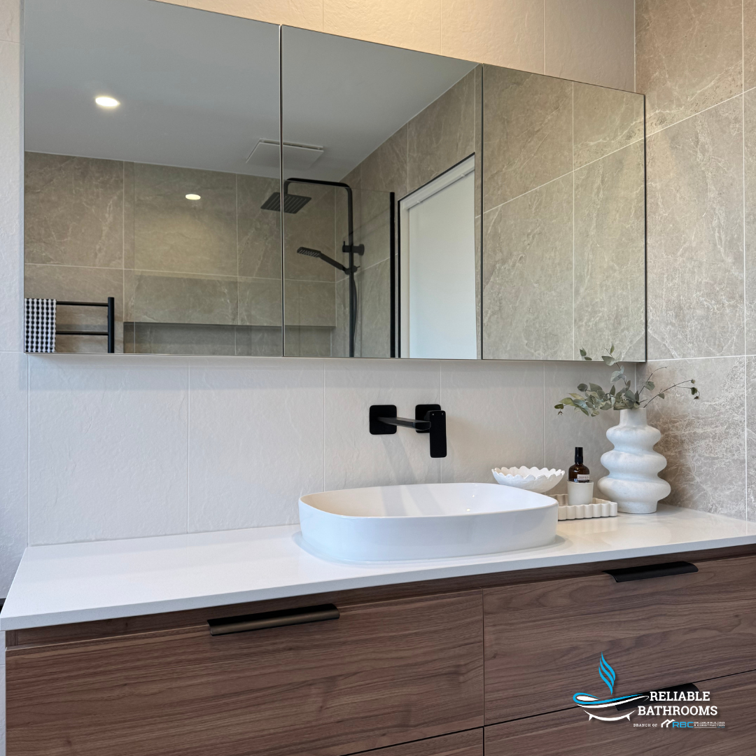 Fienza Tono Basin/Bath Wall Mixer 160Mm Outlet Set Small Square Plates - Matte Black