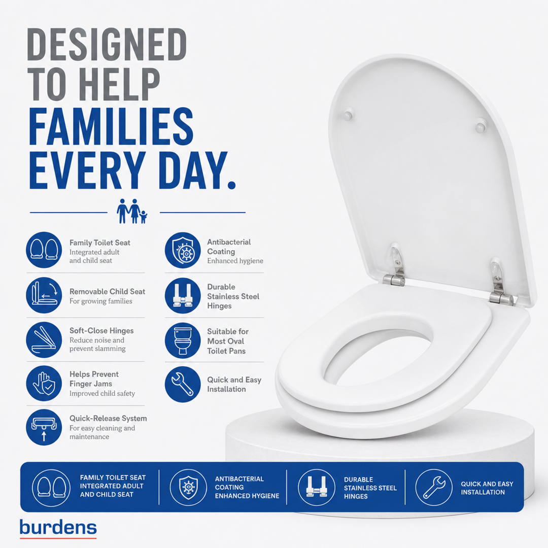 Fix-A-Loo Hygenix Family Soft Close Toilet Seat (245489)