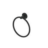 Greens Zola Towel Ring - Matt Black