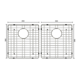 Meir Lavello Protection Grid For Mksp-D860440 2Pcs - Tiger Bronze Grid-03-Pvdbb