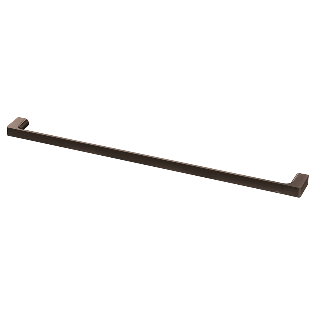 Phoenix Gloss Single Towel Rail 800Mm - Brushed Bronze