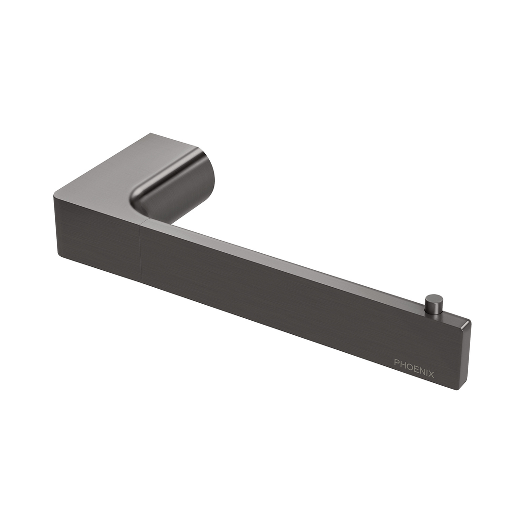 Gloss Toilet Roll Phoenix Holder - Brushed Carbon