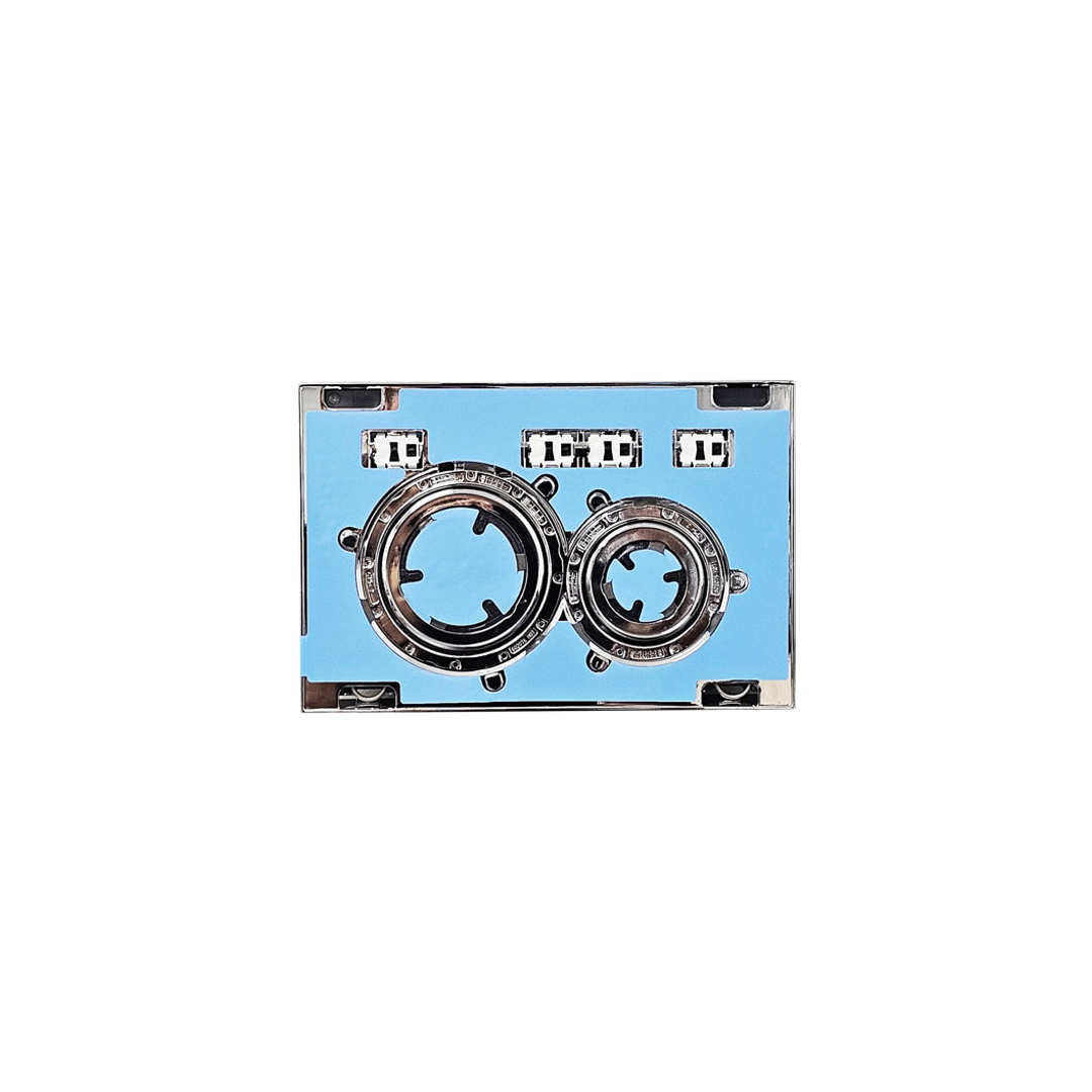 Meir Meir Sigma 21 Dual Flush Plates For Geberit - Champagne