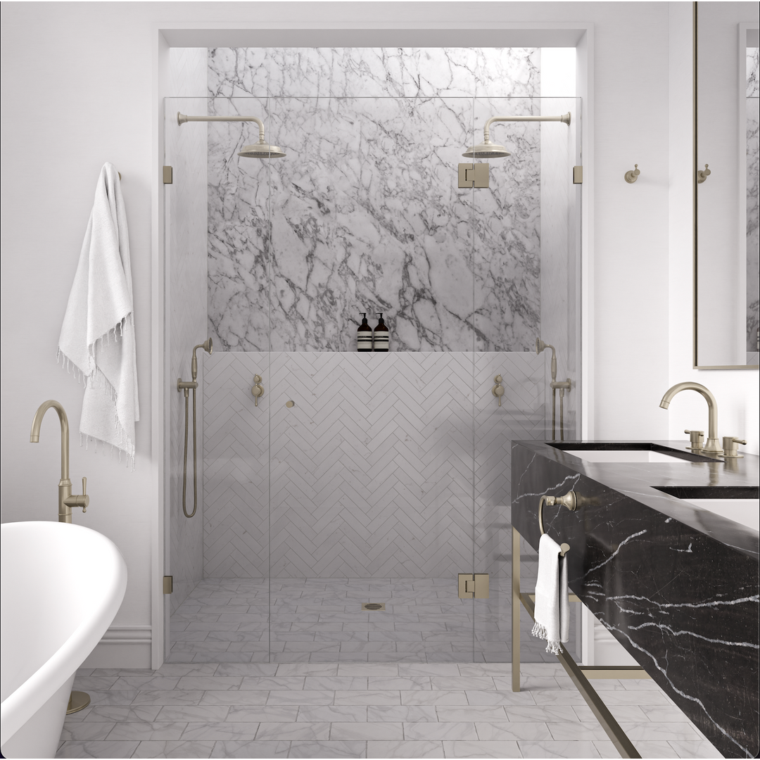 Meir Harrington Shower Head - Brushed Nickel