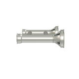 Meir Harrington Double Towel Rail - Brushed Nickel