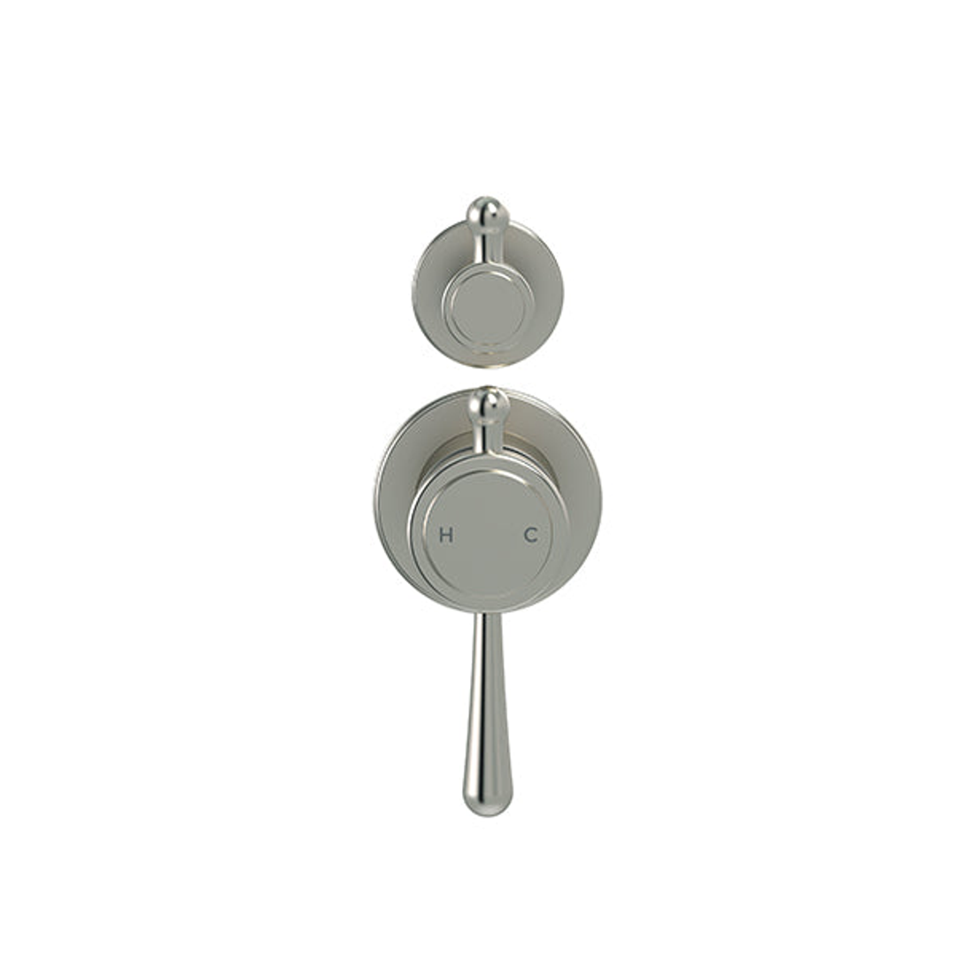Meir Harrington Shower Divertor Mixer Finished Parts - Brushed Nickel