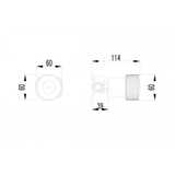 BELLA VISTA IKON PROGRESSIVE MIXER - BRUSHED NICKEL