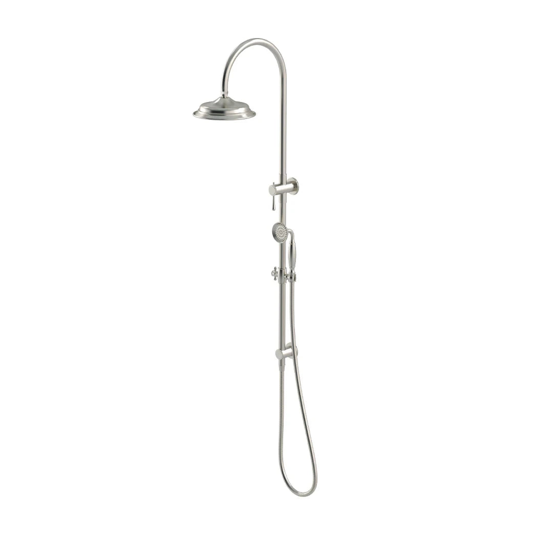 Meir Harrington Shower Rail Set - Brushed Nickel