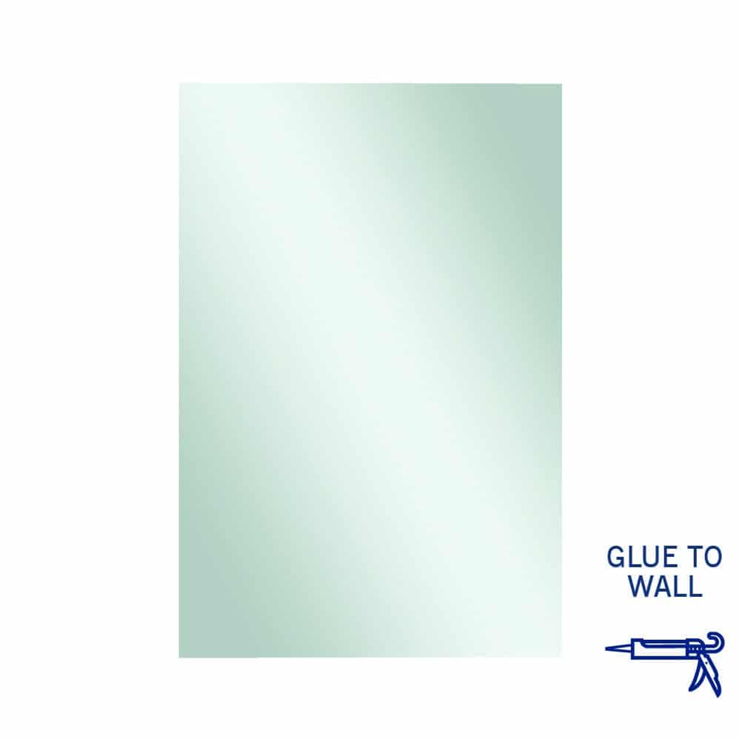Thermogroup Jackson Rectangle Polished Edge Mirror 1200x800mm - Glue to Wall