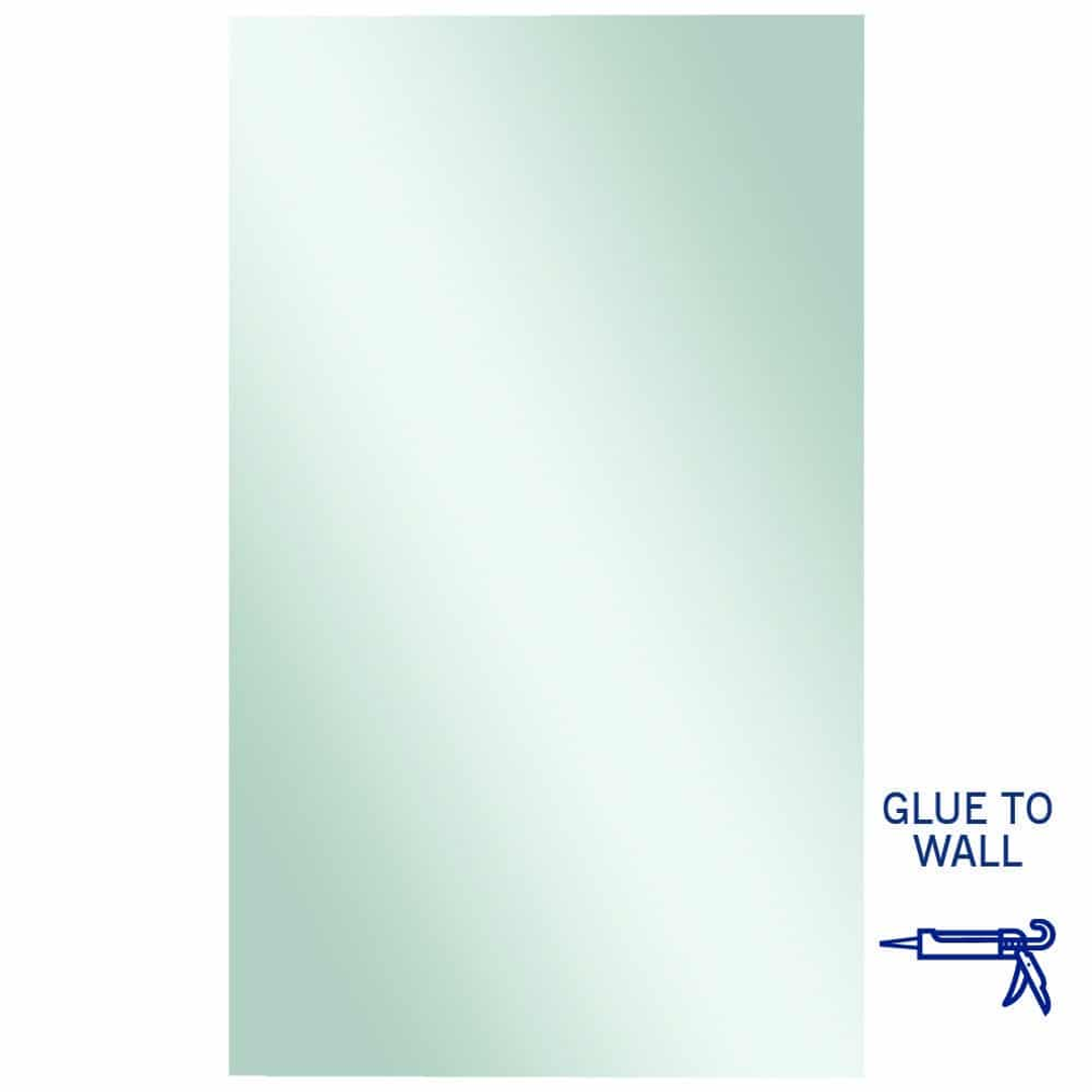 Thermogroup Jackson Rectangle Polished Edge Mirror 1500x900mm - Glue to Wall