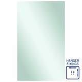 Thermogroup Jackson Rectangle Polished Edge Mirror 1500x900mm - With Hangers