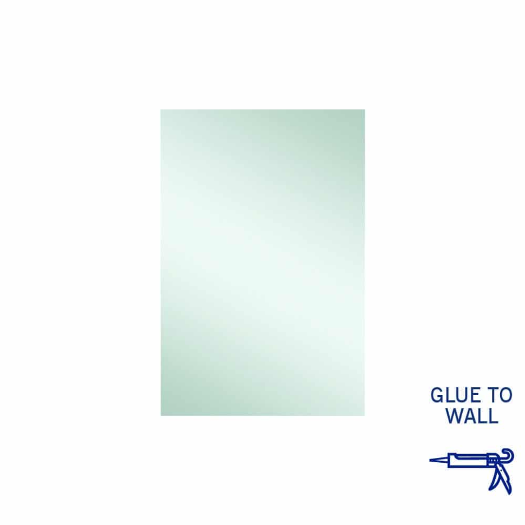 Thermogroup Jackson Rectangle Polished Edge Mirror 600x900mm - Glue to Wall