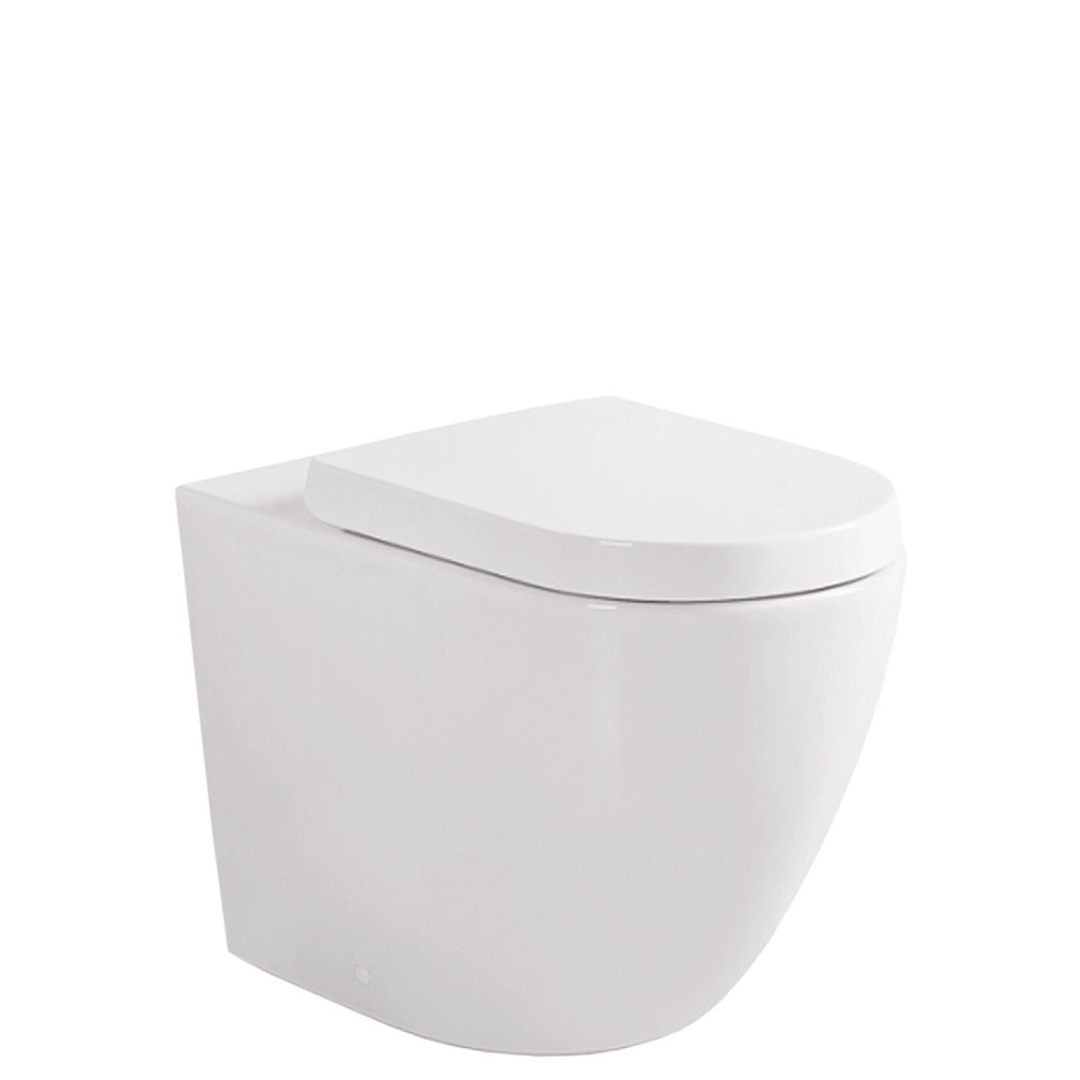 Fienza Koko Wall Faced Pan Inc Seat White (S Trap)