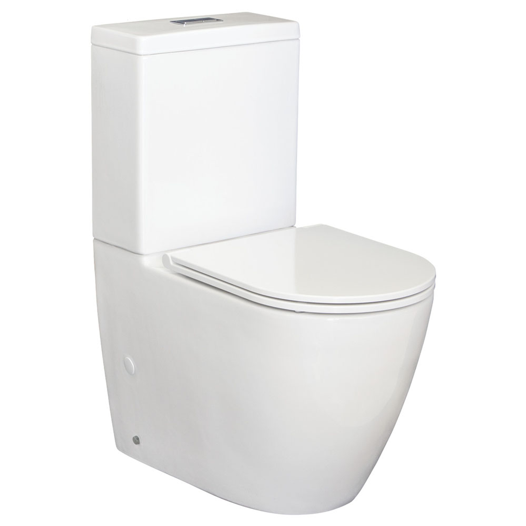 Fienza Empire S Trap 160-230 Btw Toilet Suite 4 Star 4.5L/3L Slim Seat