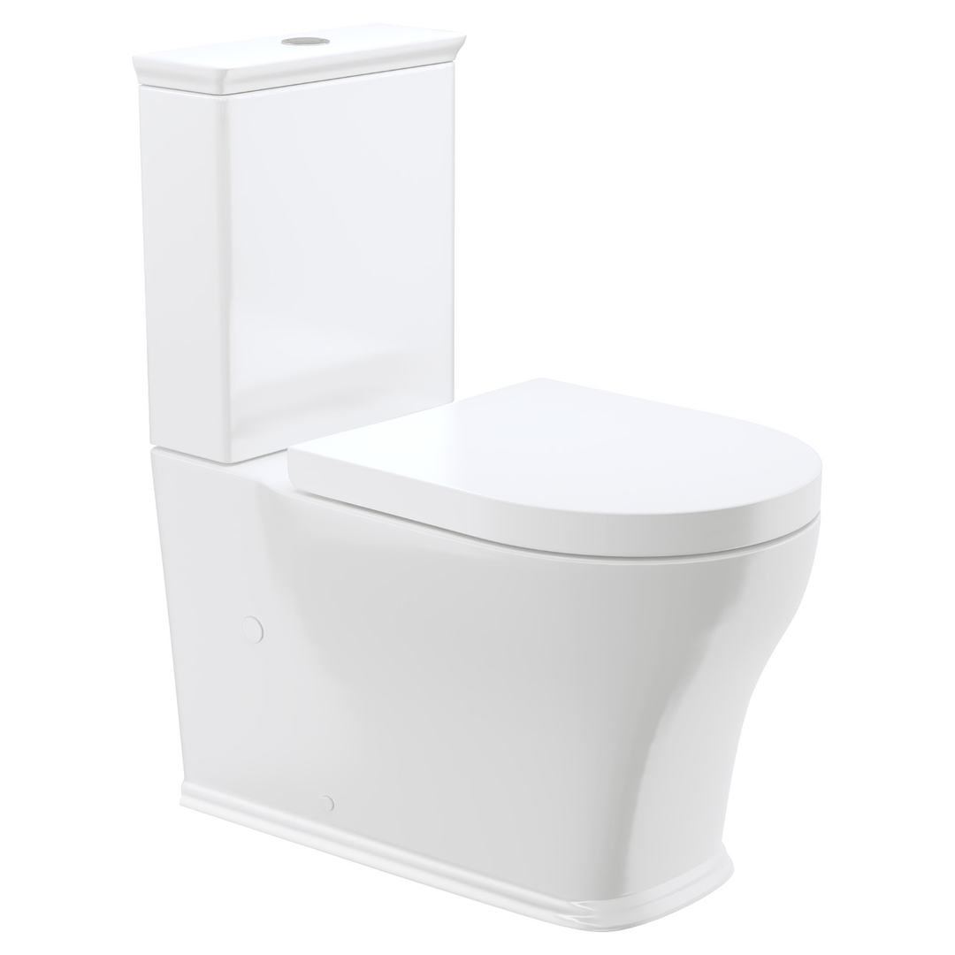 Fienza Lillian Tornado Btw Strap 90-160 R And T Flush Thick Seat