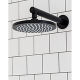 Meir Round Wall Shower Arm 400Mm - Matte Black