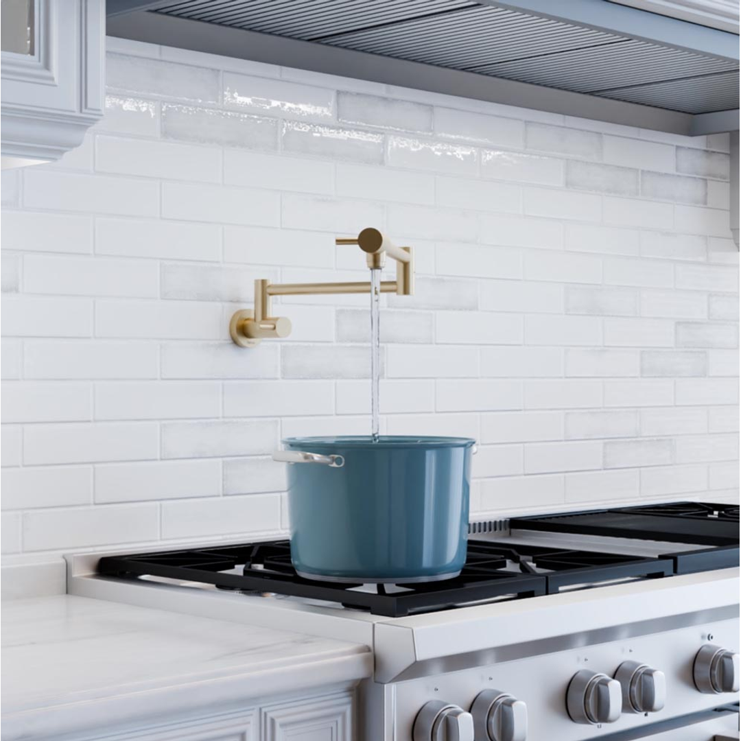 Fienza Kaya Pot Filler Wall Mixer - Urban Brass Lf Sus304