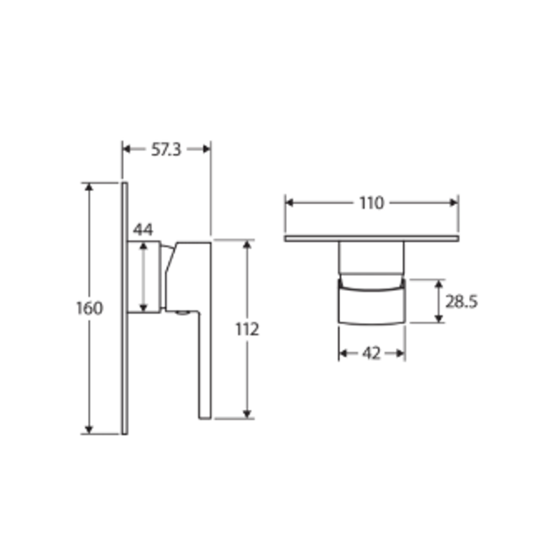 Koko Wall Fienza Mixer