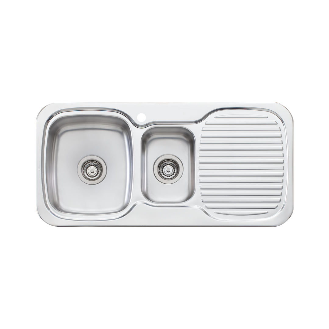 Oliveri Lakeland S/S Sink Ll127 980X480 Rhbowl & 1/2  1Th