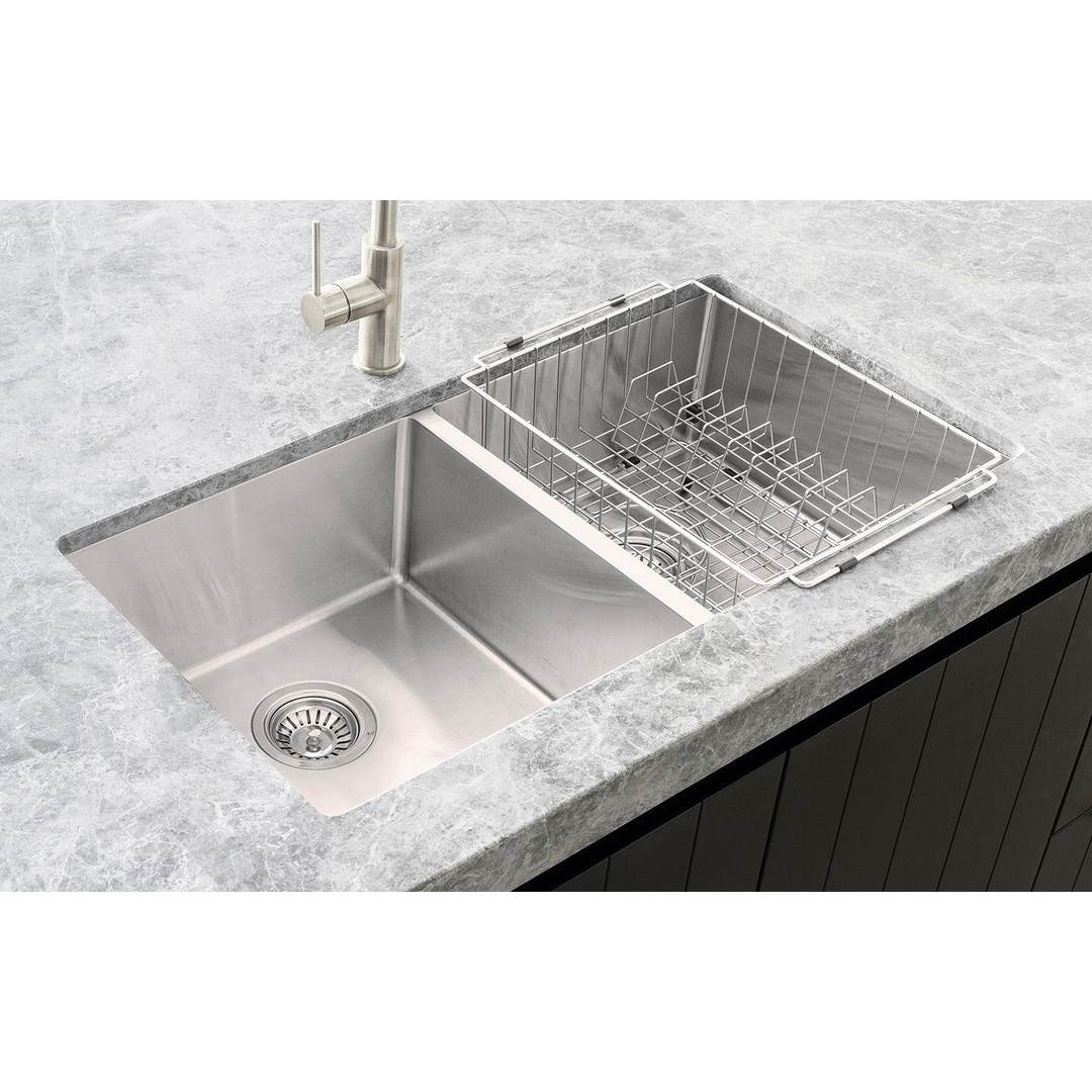 Meir Dish Rack - Brushed Nickel