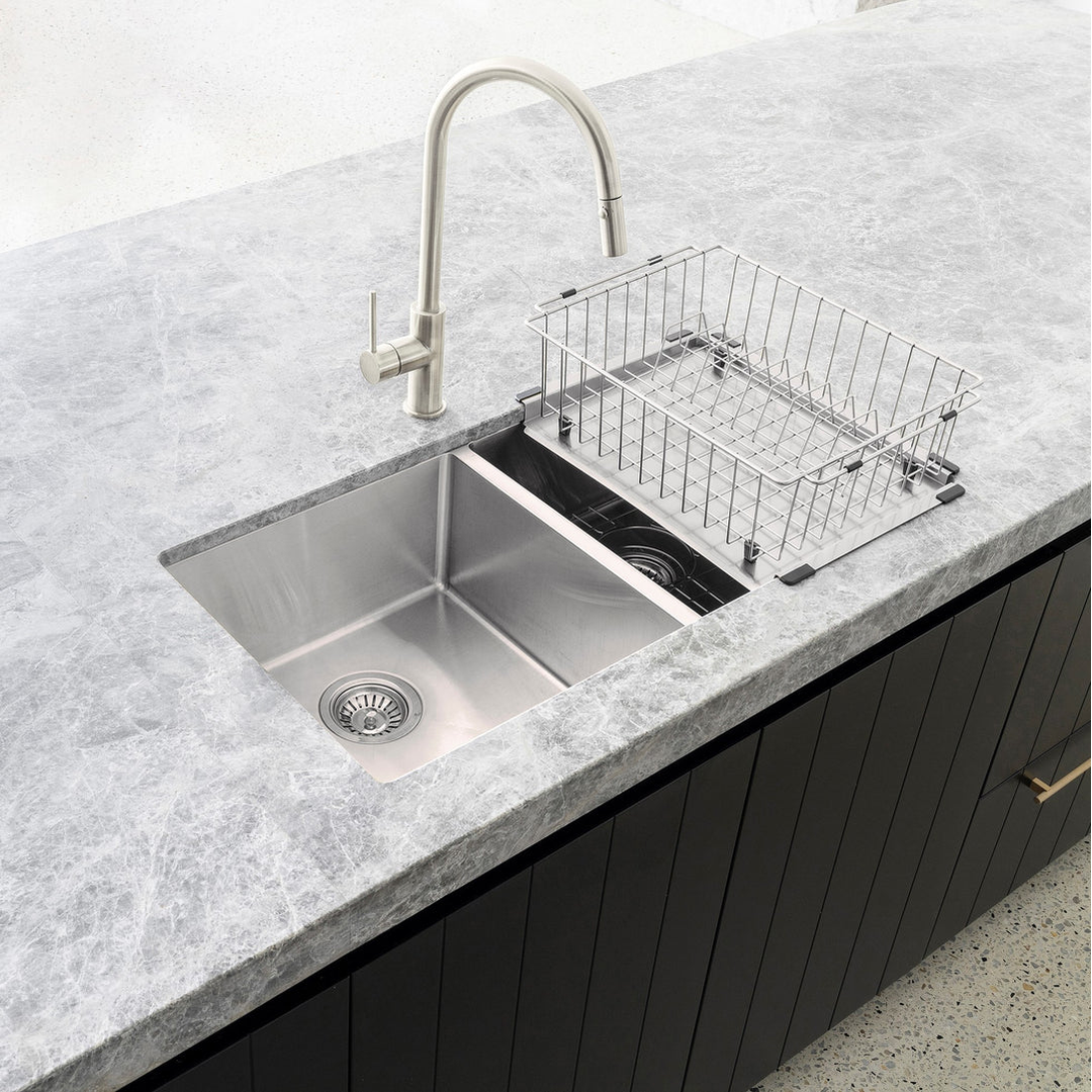 Meir Dish Rack - Brushed Nickel