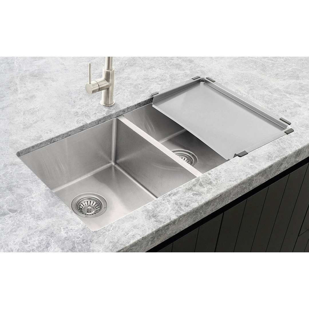 Meir Dish Draining Tray - Brushed Nickel
