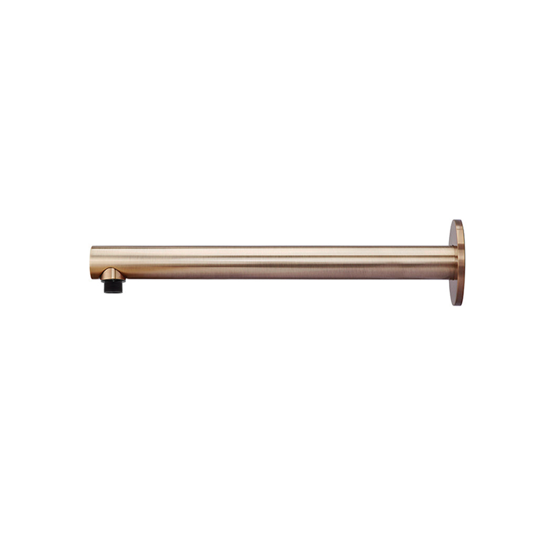 Meir Round Wall Shower Arm 400Mm - Champagne