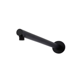 Meir Round Wall Shower Arm 400Mm - Matte Black