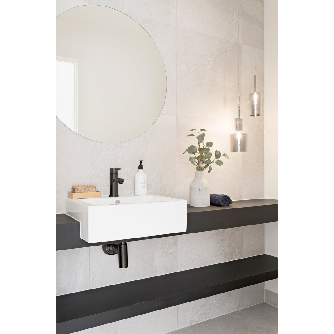 Meir Round Basin Mixer - Shadow