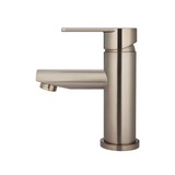 Meir Round Paddle Basin Mixer - Champagne