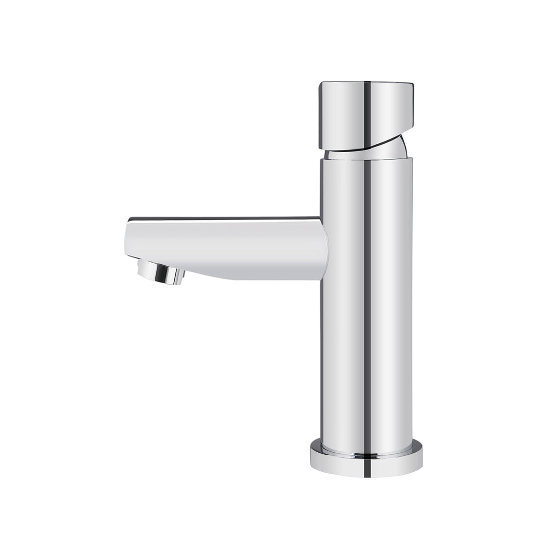 Meir Round Pinless Basin Mixer - Polished Chrome