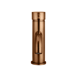 Meir Round Basin Mixer Curved - Lustre Bronze