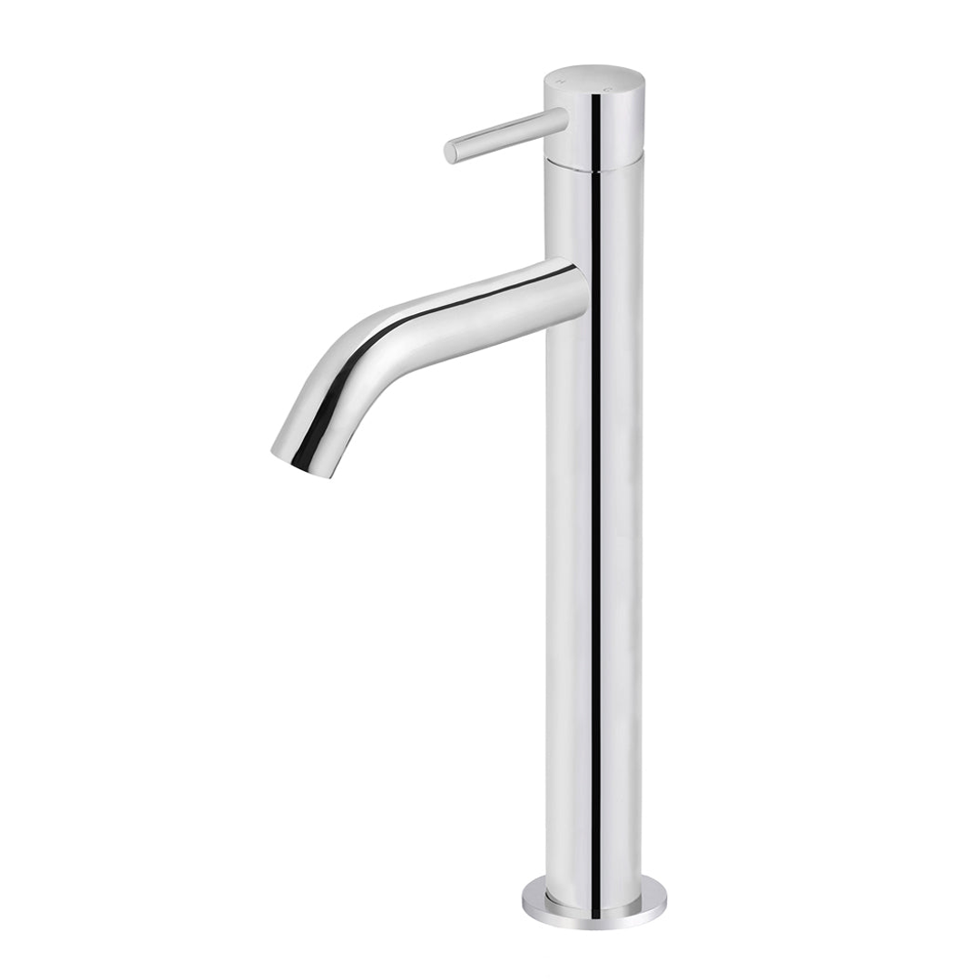 Meir Piccola Tall Basin Mixer Tap With 130Mm Spout - Polished Chrome