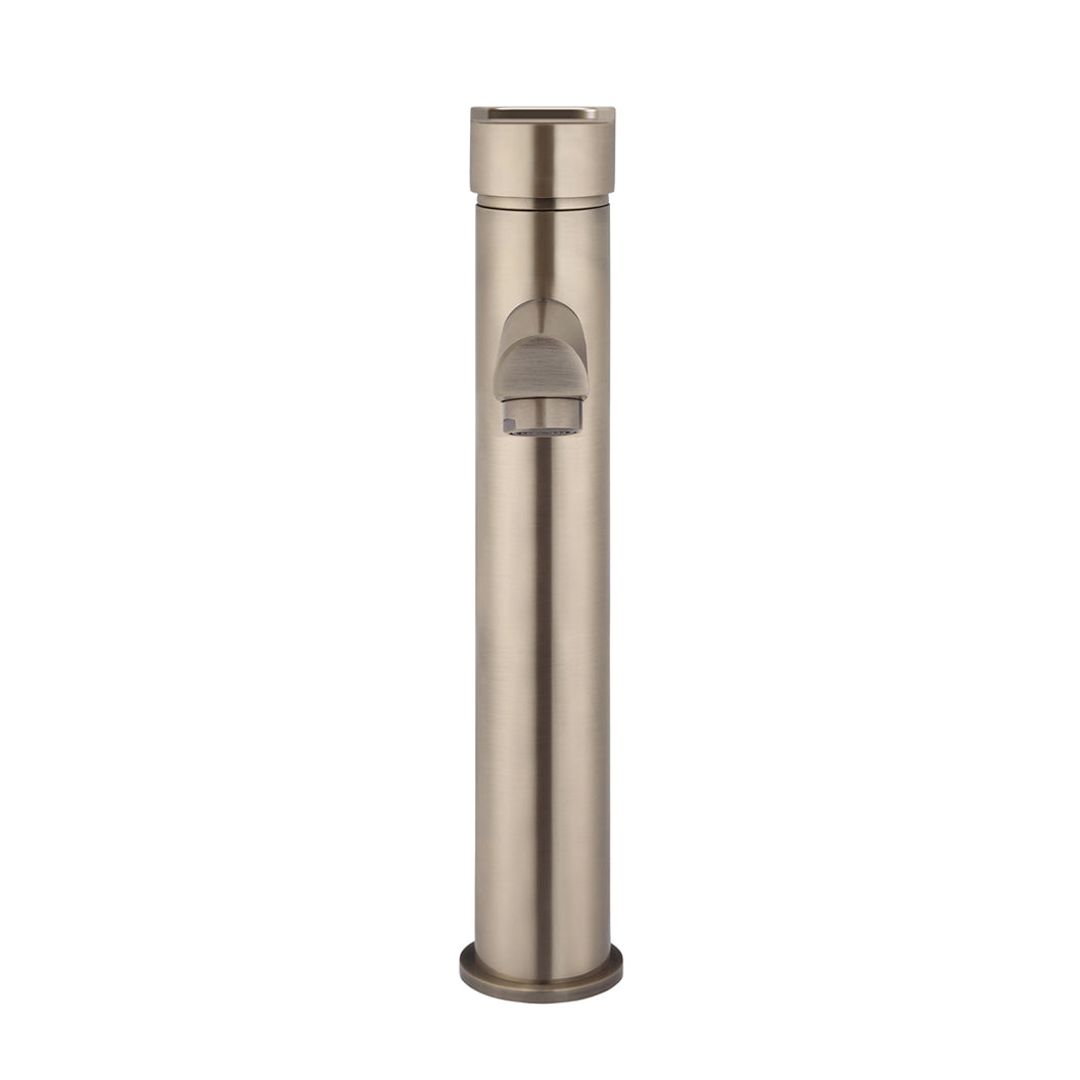 Meir Round Paddle Tall Basin Mixer - Champagne