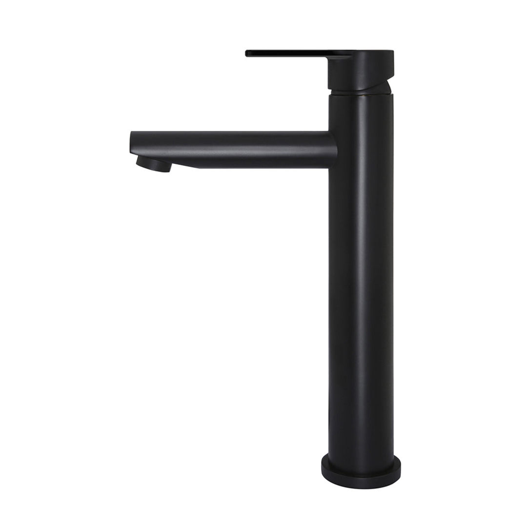 Meir Round Paddle Tall Basin Mixer - Matte Black