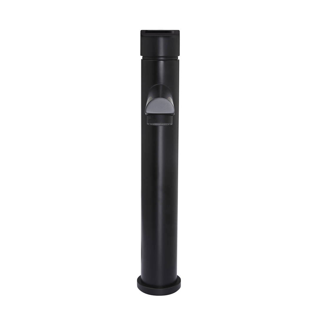 Meir Round Paddle Tall Basin Mixer - Matte Black