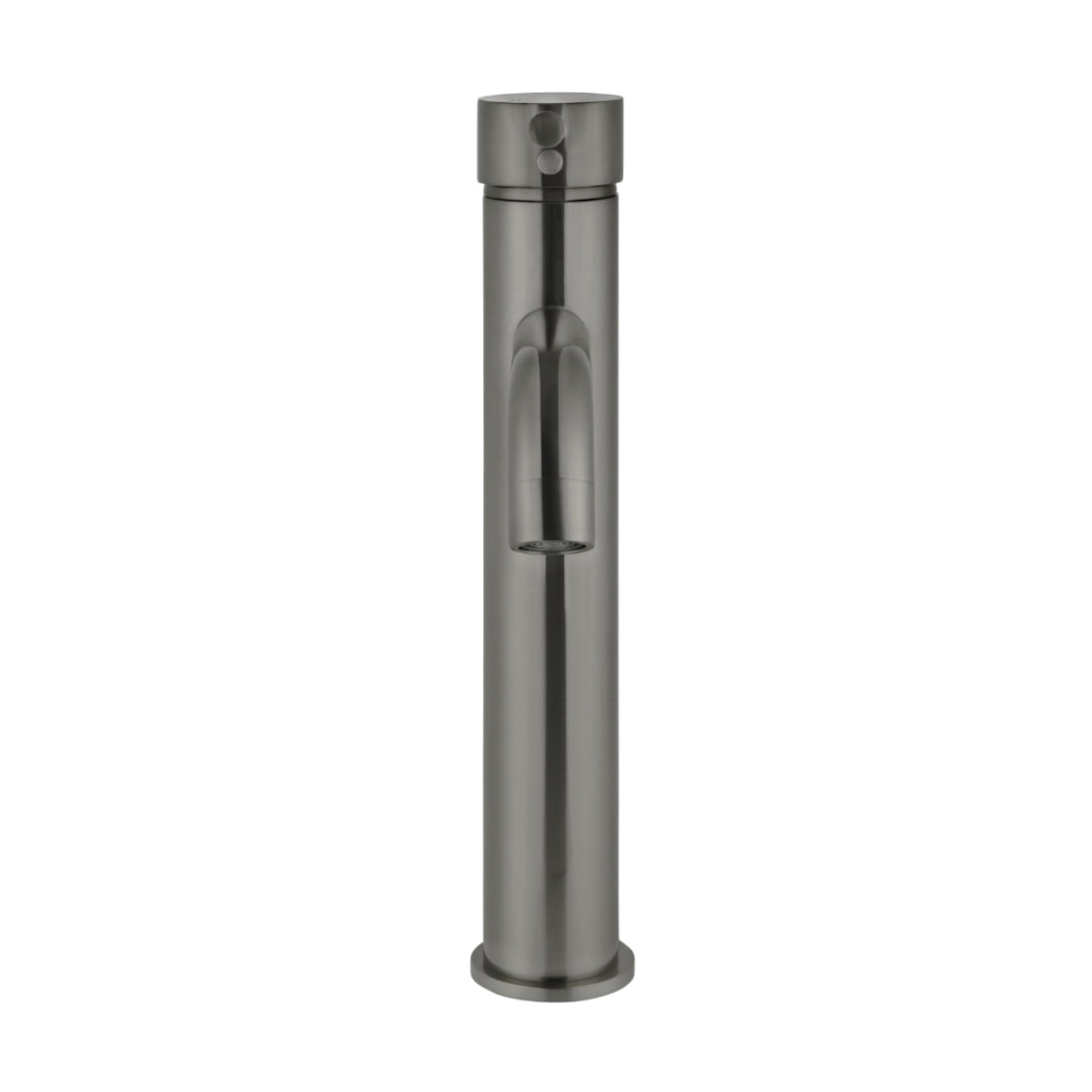 Meir Round Tall Curved Basin Mixer - Shadow