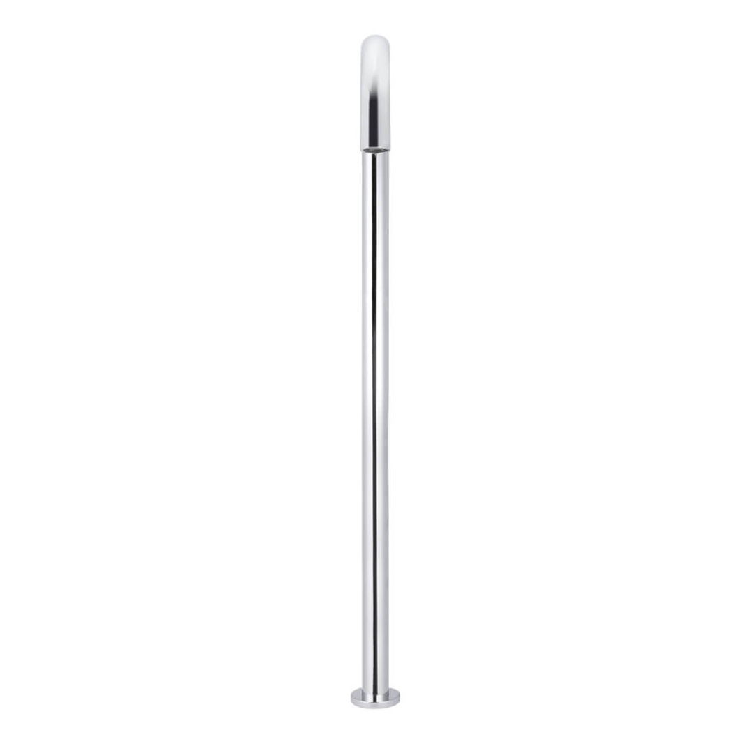 Meir Round Freestanding Bath Spout - Polished Chrome